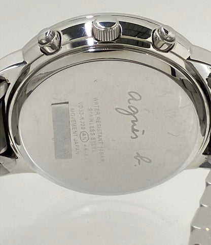 agnes b. 腕時計 クオーツ ブルー VD53-KJ00 メンズ アニエスベー