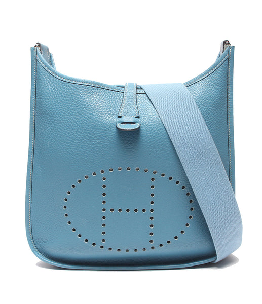 HERMES ショルダーバッグ 斜め掛け □K刻印 シルバー金具 エブリンPM HERMES ショルダーバッグ 斜め掛け □K刻印 シルバー金具 エブリンPM