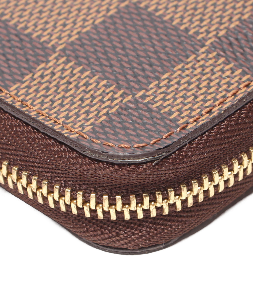美品 LOUIS VUITTON コインケース ジッピーコインパース ダミエ N63070 レディース メンズ ルイ・ヴィトン
