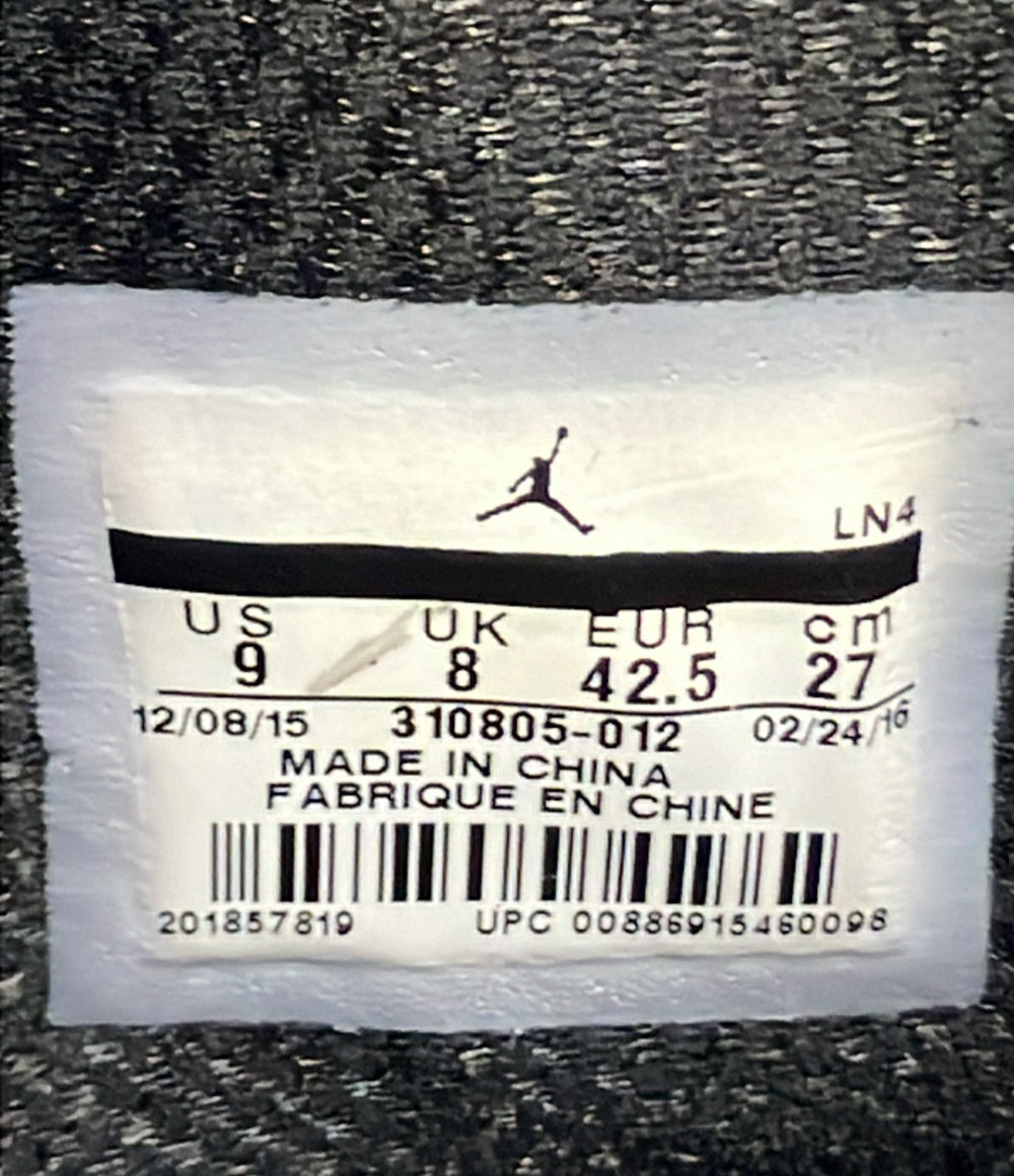 美品 Air Jordan NIKE ハイカットスニーカー エアジョーダン10 レトロ 310805-012 メンズ SIZE 27.0 エアジョーダン ナイキ