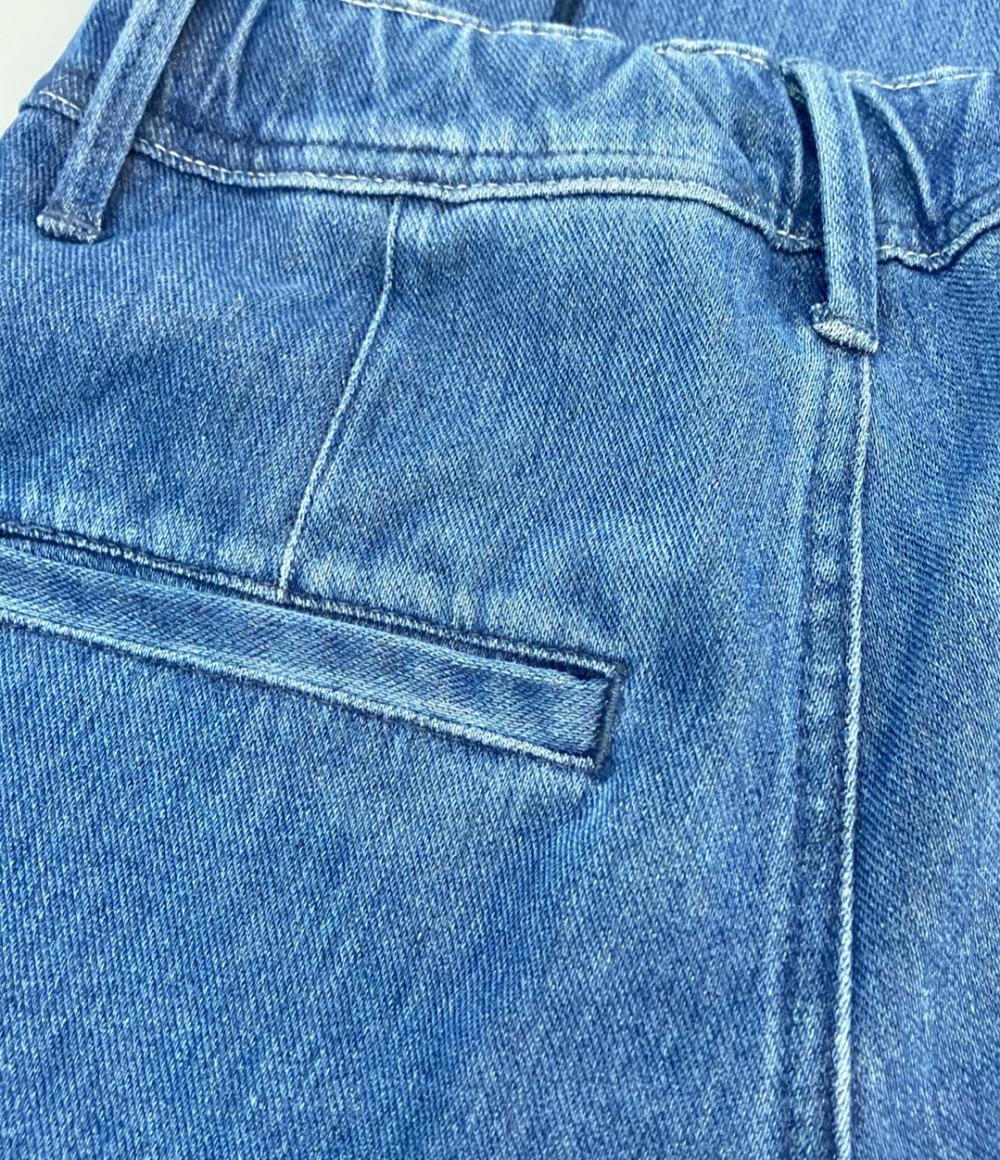 美品 ヤヌーク テーパードパンツ タックテーパード DENIT 57131101 レディース SIZE XS YANUK