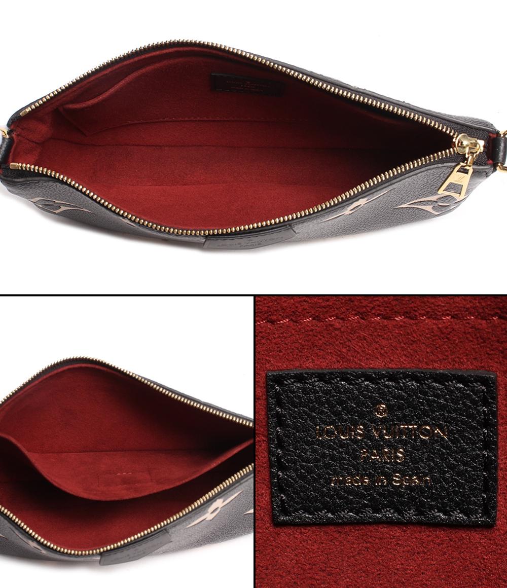 美品 LOUIS VUITTON ショルダーバッグ クロスボディバッグ ゴールド金具 ミュルティ ポシェット アクセソワール モノグラム アンプラント M45777