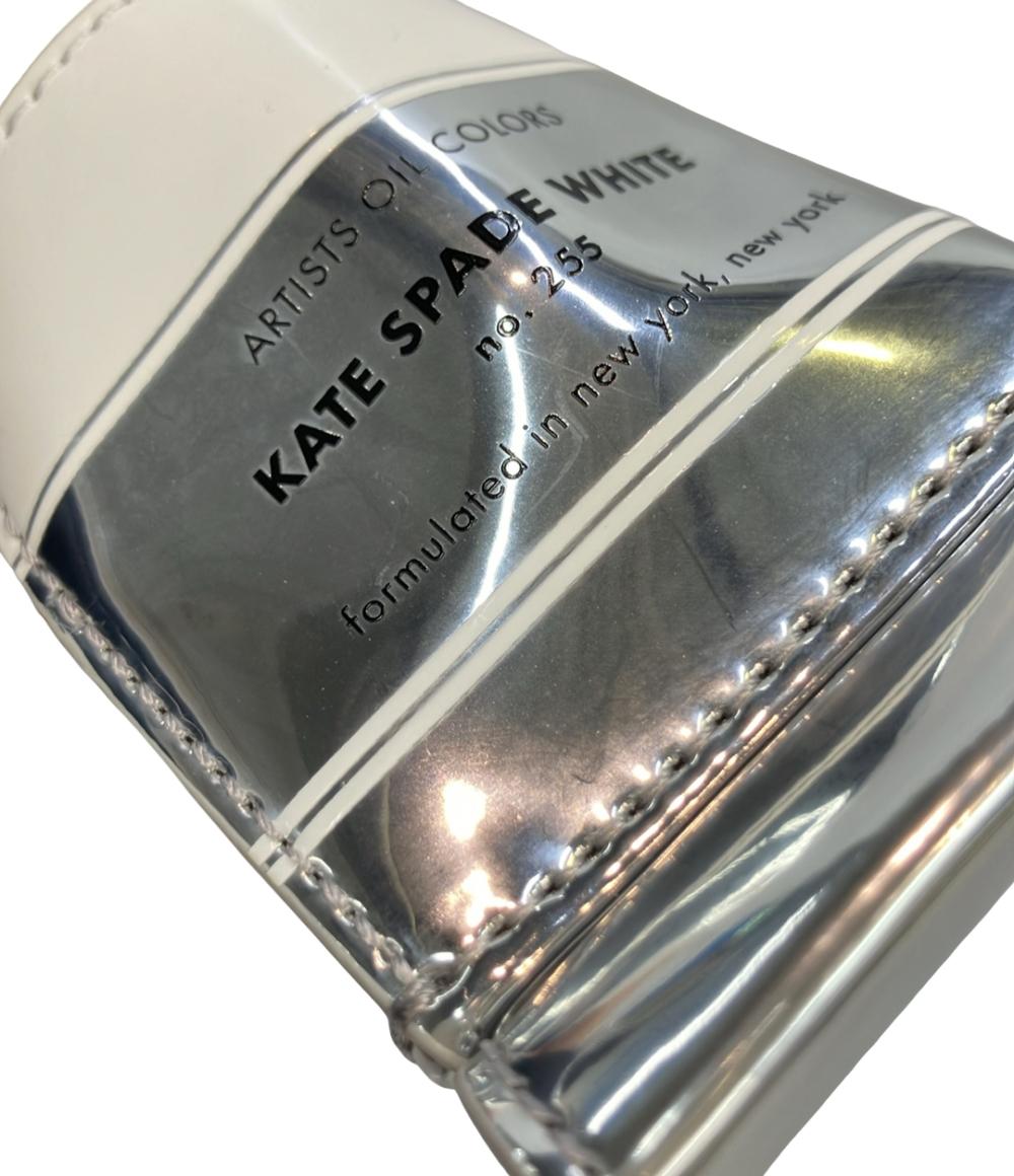 kate spade スクイーズ シャイニー メタリック ペイント チューブ キー フォブ バックチャーム レディース ケイトスペード