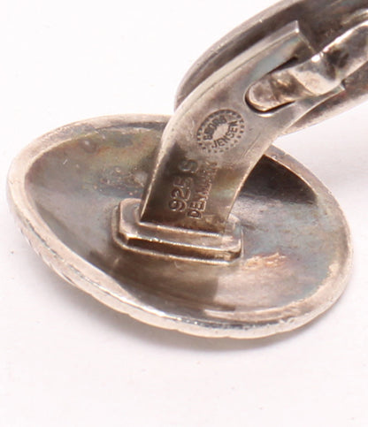 Georg Jensen カフス SV925 66 貝モチーフ シェルモチーフ メンズ ジョージジェンセン