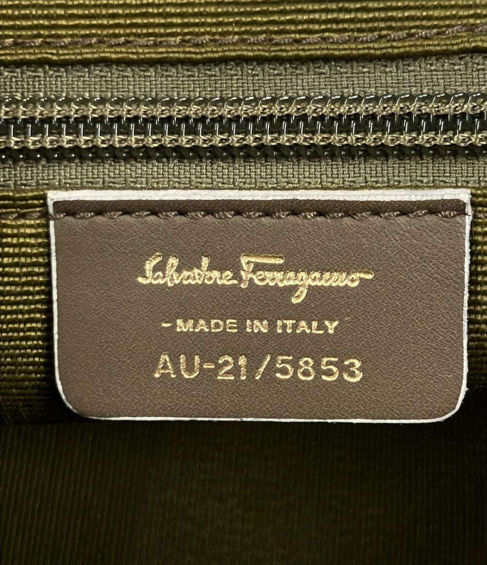 Salvatore Ferragamo 2WAY ボストンバッグ ショルダーバッグ 斜め掛け ガンチーニ AU-21 5853 レディース サルヴァトーレフェラガモ