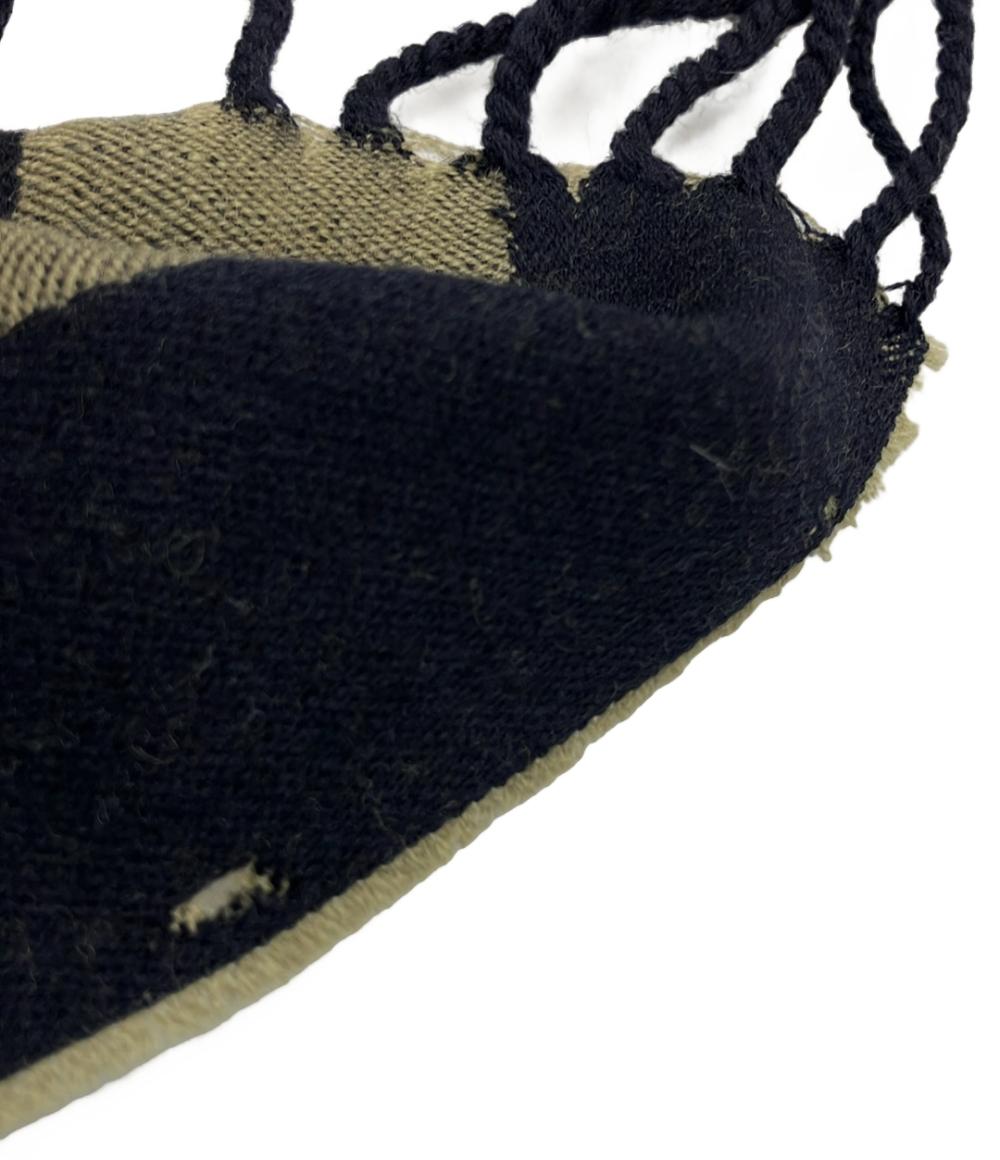 フェンディ マフラー ウール 100% ズッカ柄 ユニセックス FENDI