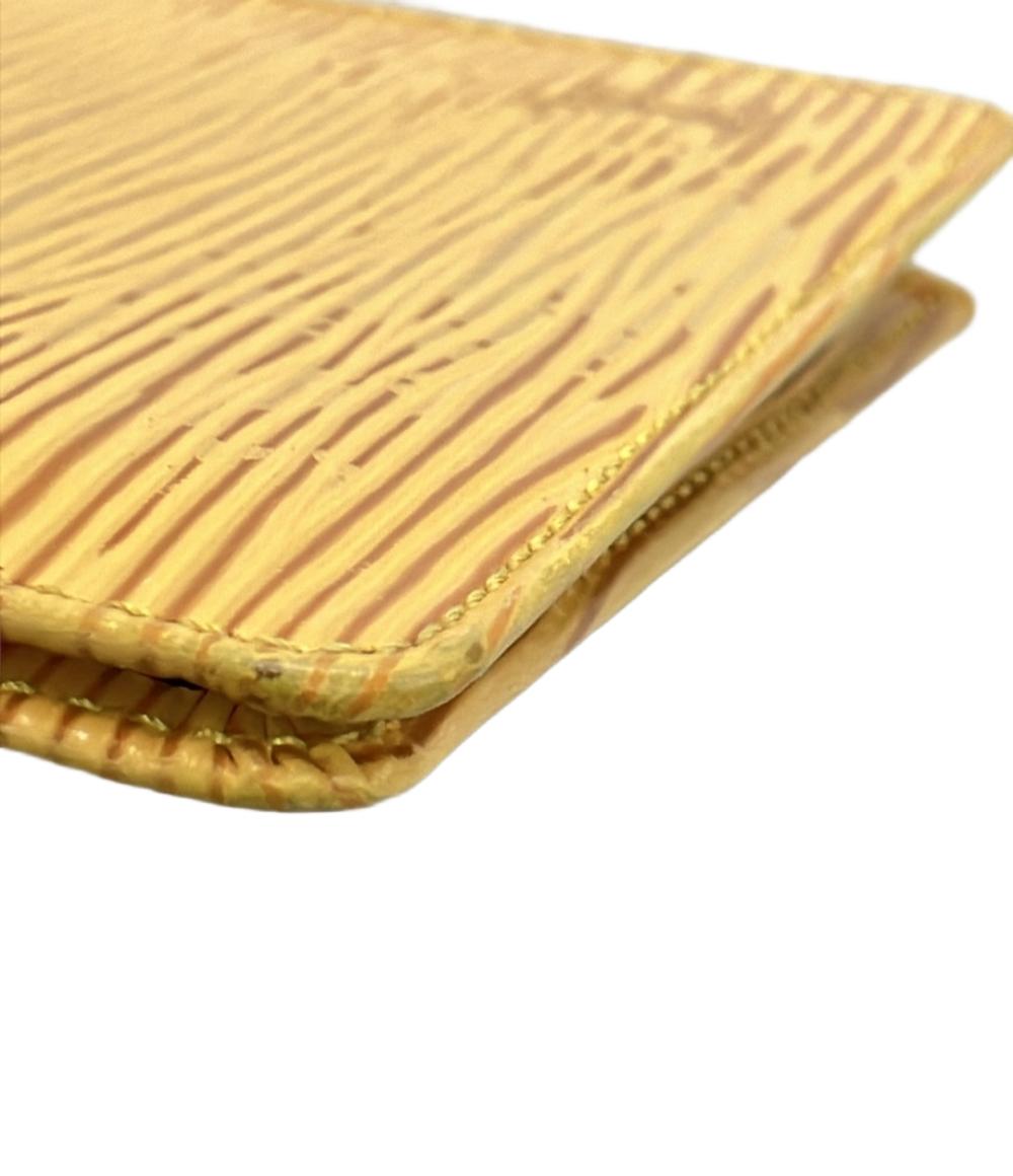 ルイ・ヴィトン パスケース ポルト2カルト ヴェルティカル エピ M63209 レディース LOUIS VUITTON