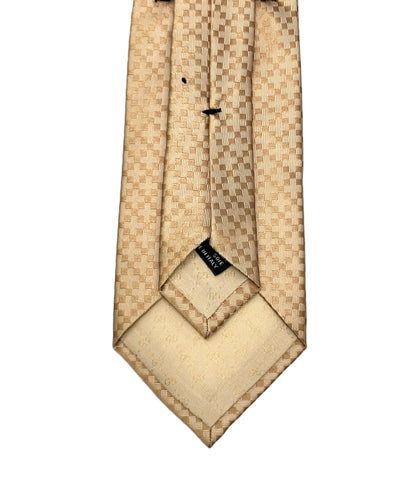 美品 GUCCI ネクタイ シルク100% 格子柄 メンズ グッチ