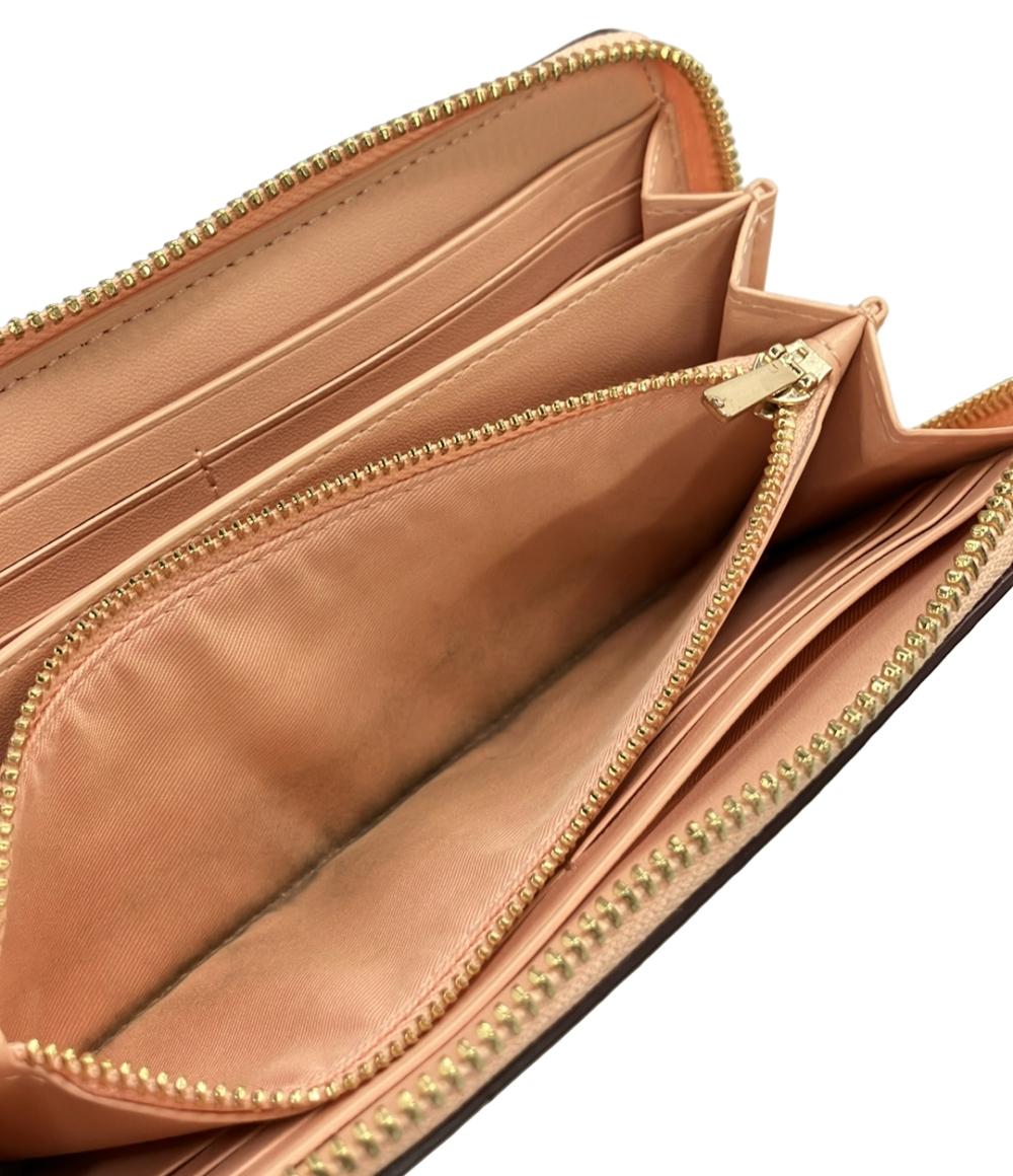 COACH ラウンドファスナー長財布 シグネチャー C4452 レディース