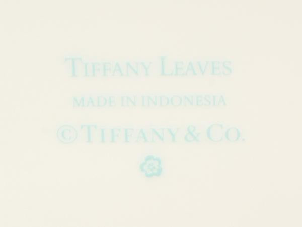 美品 ティファニー オーバルプラター プレート 皿 26cm リーフ TIFFANY&Co.