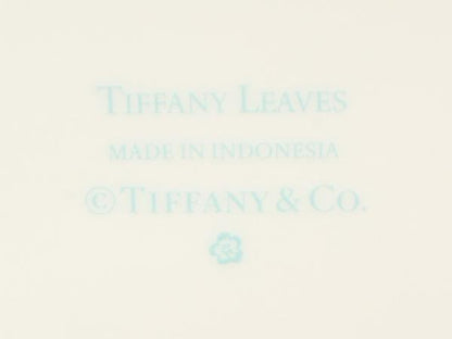 美品 ティファニー オーバルプラター プレート 皿 26cm リーフ TIFFANY&Co.