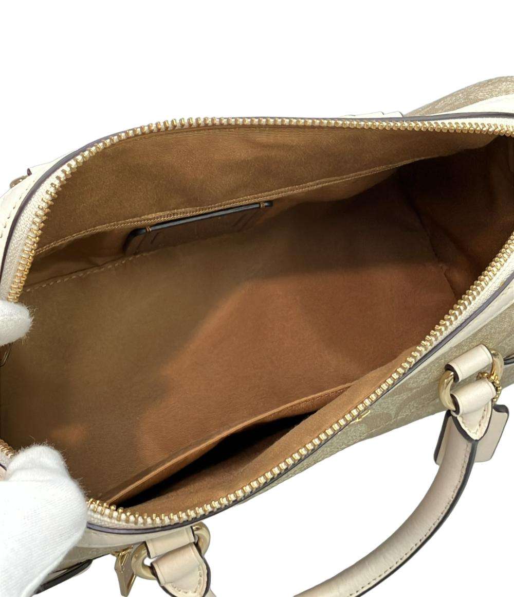 美品 COACH 2way ハンドバッグ ショルダーバッグ 斜め掛け シグネチャー F83507 レディース コーチ