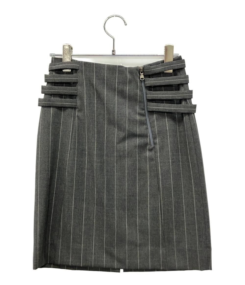 美品 エンポリオ・アルマーニ ストライプスカート レディース SIZE 38 (M) Emporio Armani