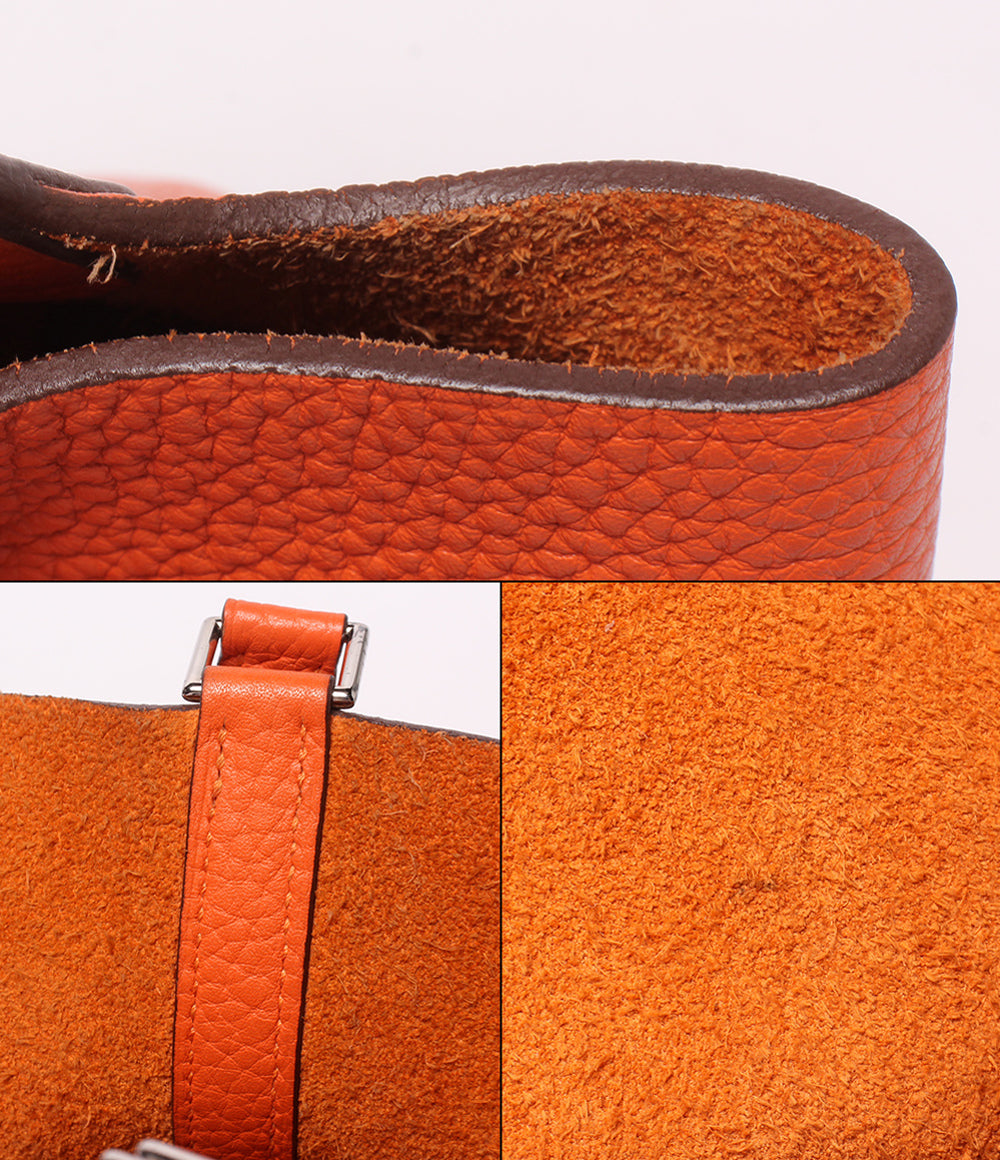 HERMES ハンドバッグ シルバー金具 R刻印 ピコタンロックMM レディース エルメス