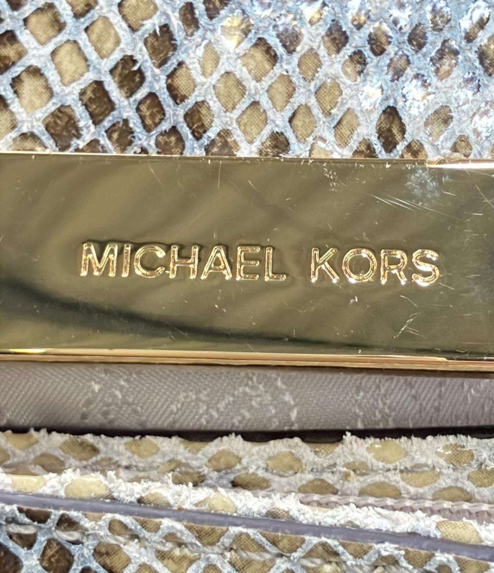 マイケルコース ショルダーバッグ 肩掛け パイソン ヘビ柄 レディース MICHAEL KORS
