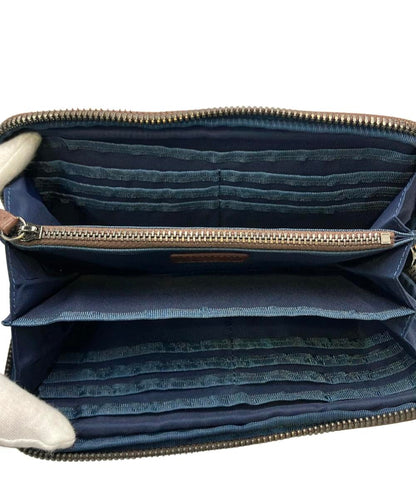 russet ラウンドファスナー長財布 WOODLANDER レディース ラシット