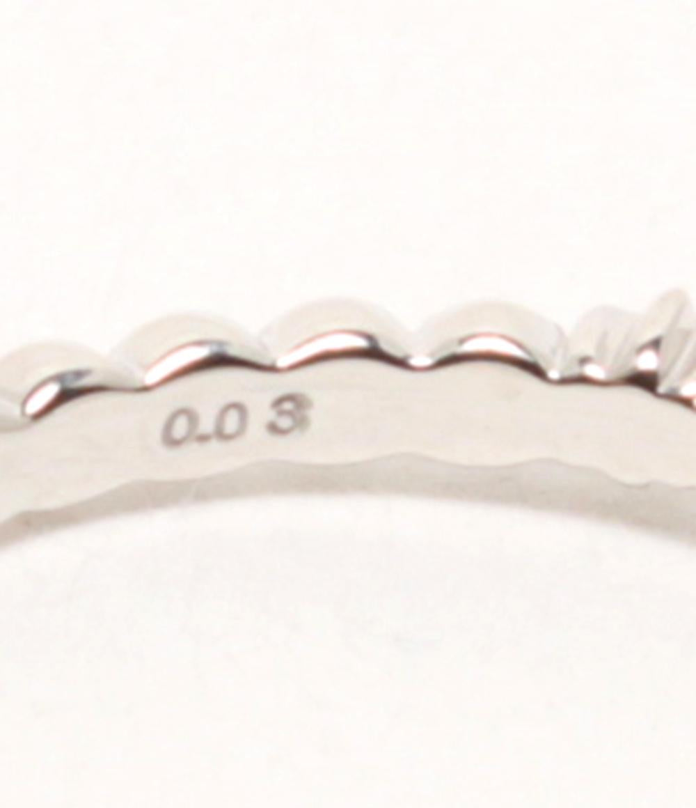 美品 STAR JEWELRY リング 指輪 K10 ダイヤ 0.03ct レディース SIZE 7