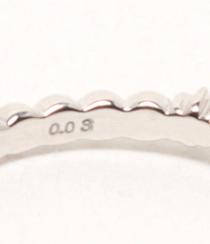 美品 STAR JEWELRY リング 指輪 K10 ダイヤ 0.03ct レディース SIZE 7号 スタージュエリー