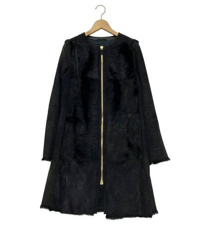 エンポリオ・アルマーニ レザーコート レディース SIZE TG 42 (XL) Emporio Armani