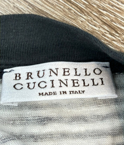 Brunello Cucinelli 半袖Tシャツ ボーダー柄 MH964HL510 レディース SIZE XS ブルネロクチネリ