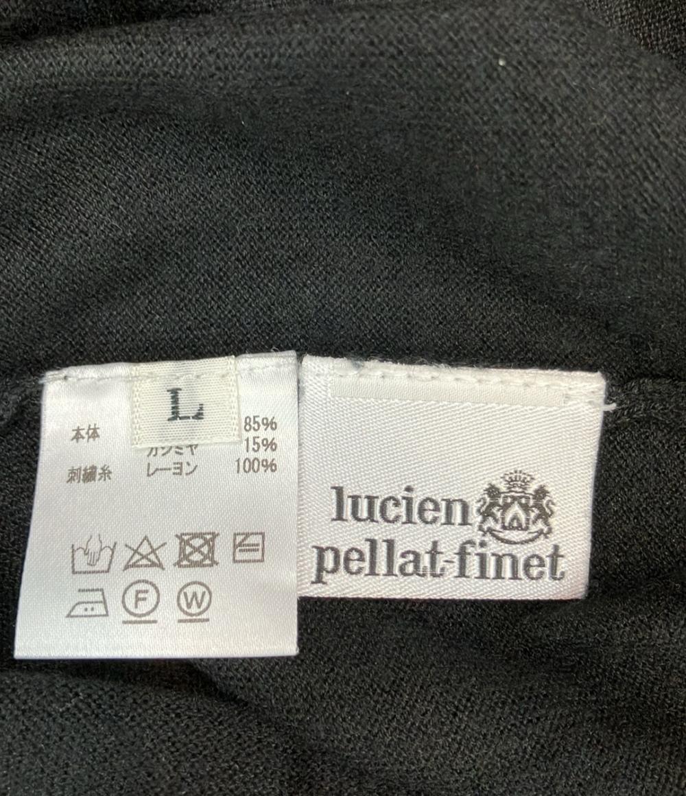 Lucian pellat finet 長袖ニット カシミア ブラック メンズ SIZE L ルシアン ペラフィネ