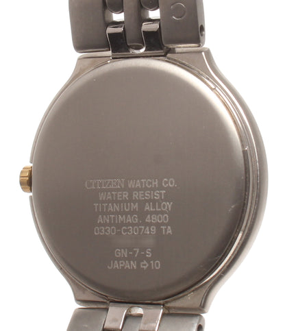 美品 CITIZEN 腕時計 エクシード EXCEED クオーツ 0330-C30749 メンズ シチズン