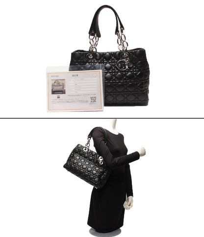 Christian Dior チェーンハンドバッグ チェーントートバッグ 肩掛け ソフト ショッピング トート レディディオール レディース