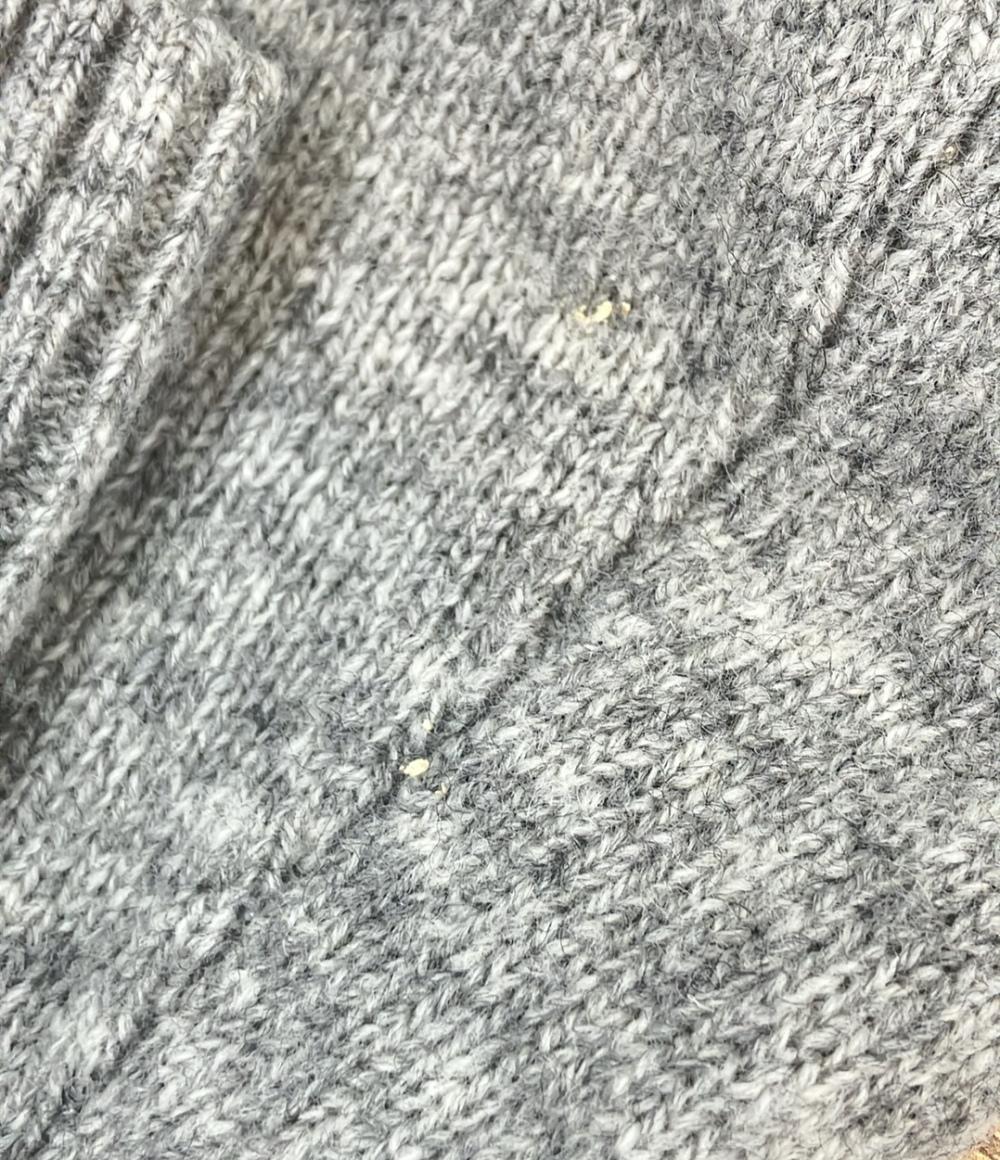 Sacai 長袖ワンピース コレクション  runway ロング コンビネーション ドレス 19AW ニット ブラウス ドッキング 19-04617 レディース SIZE 1 (S)