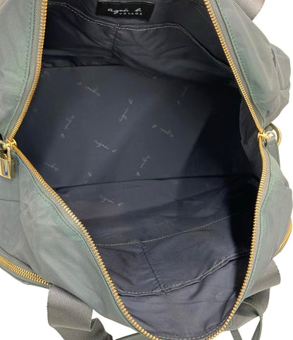 agnes b. ボストンバッグ ショルダーバッグ 2WAY 斜め掛け レディース アニエスベー