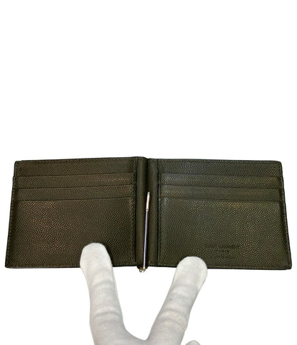 サンローランパリ 二つ折り財布 マネークリップ付き メンズ SAINT LAURENT PARIS