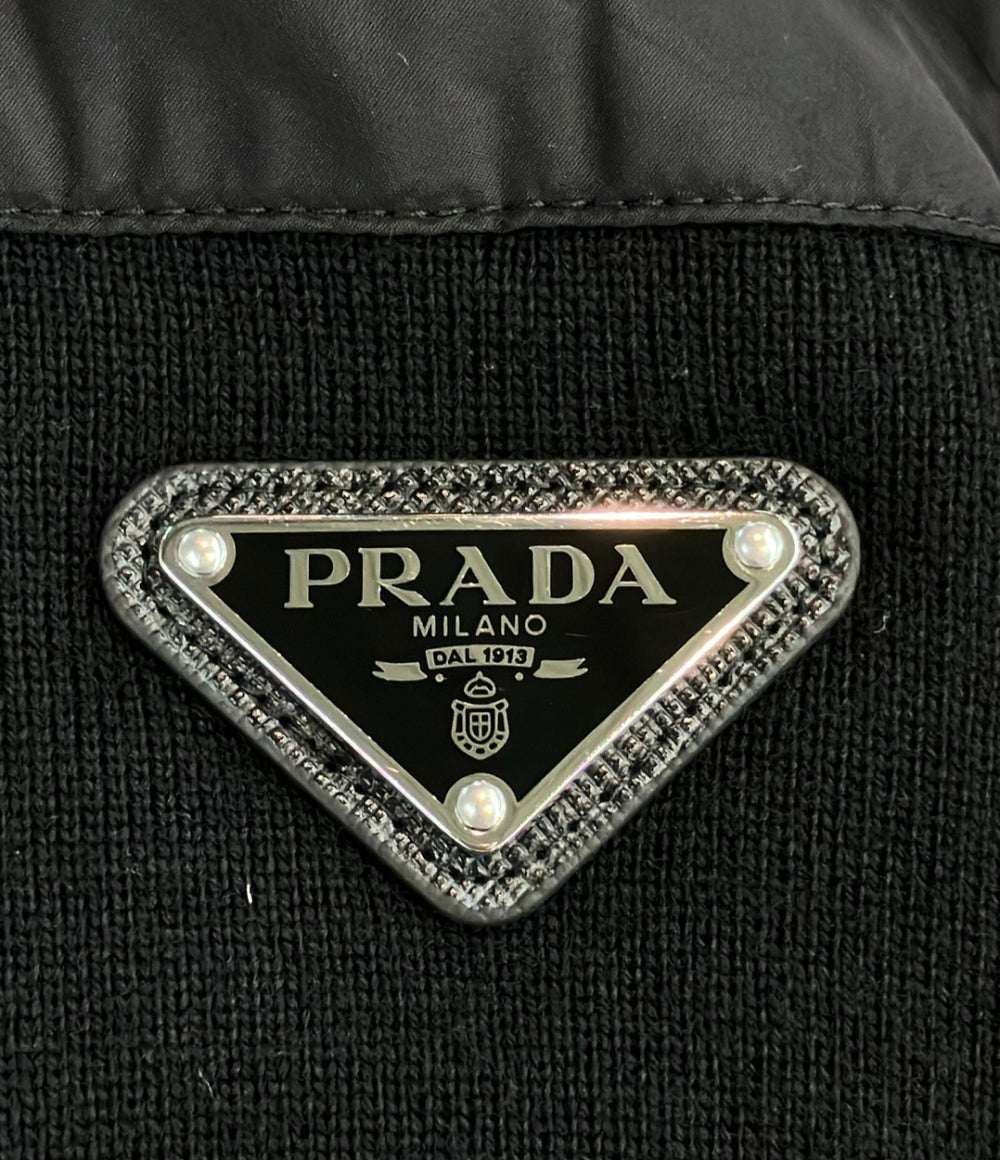 PRADA トライアングルロゴ ジップアップパーカー UMG107 メンズ SIZE 48 プラダ