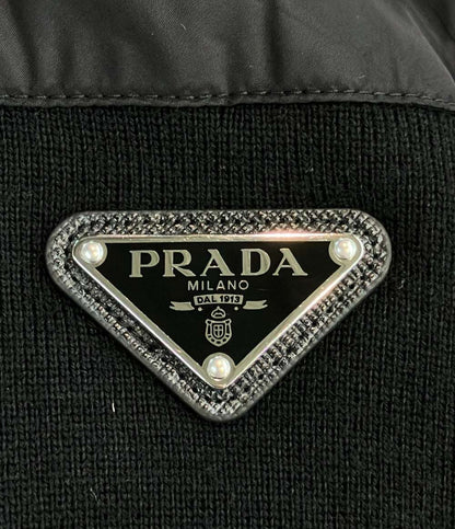 PRADA トライアングルロゴ ジップアップパーカー UMG107 メンズ SIZE 48 プラダ