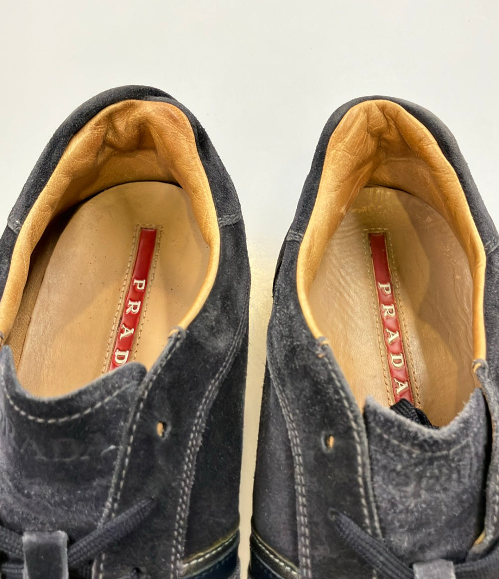 PRADA ローカットスニーカー スエード メンズ SIZE 8 1/2 プラダ