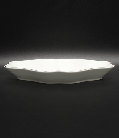 美品 WEDGWOOD ダイヤディッシュ 皿 22cm インタグリオ プラチナ ウエッジウッド