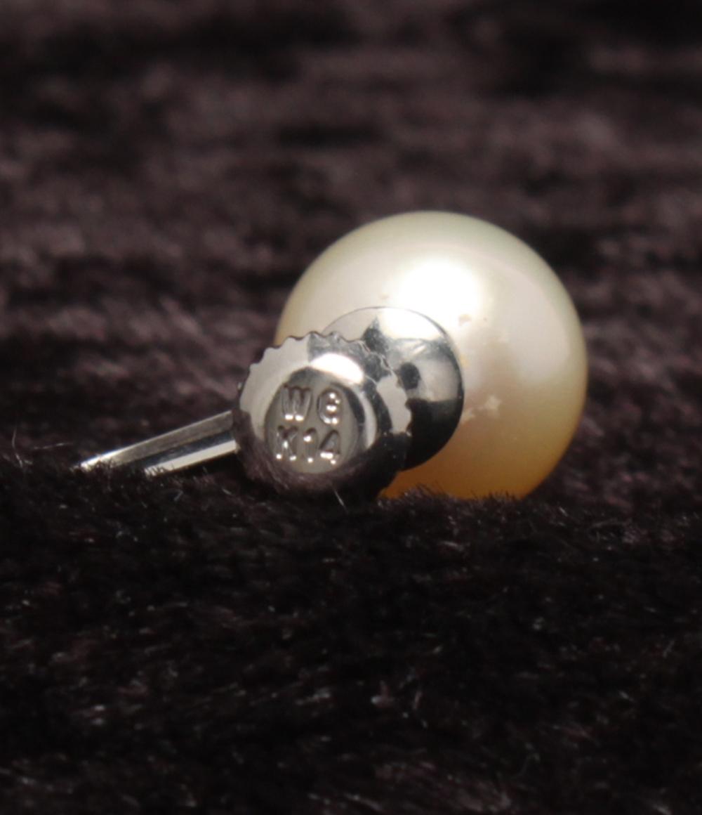 イヤリング K14WG パール 7.4mm レディース