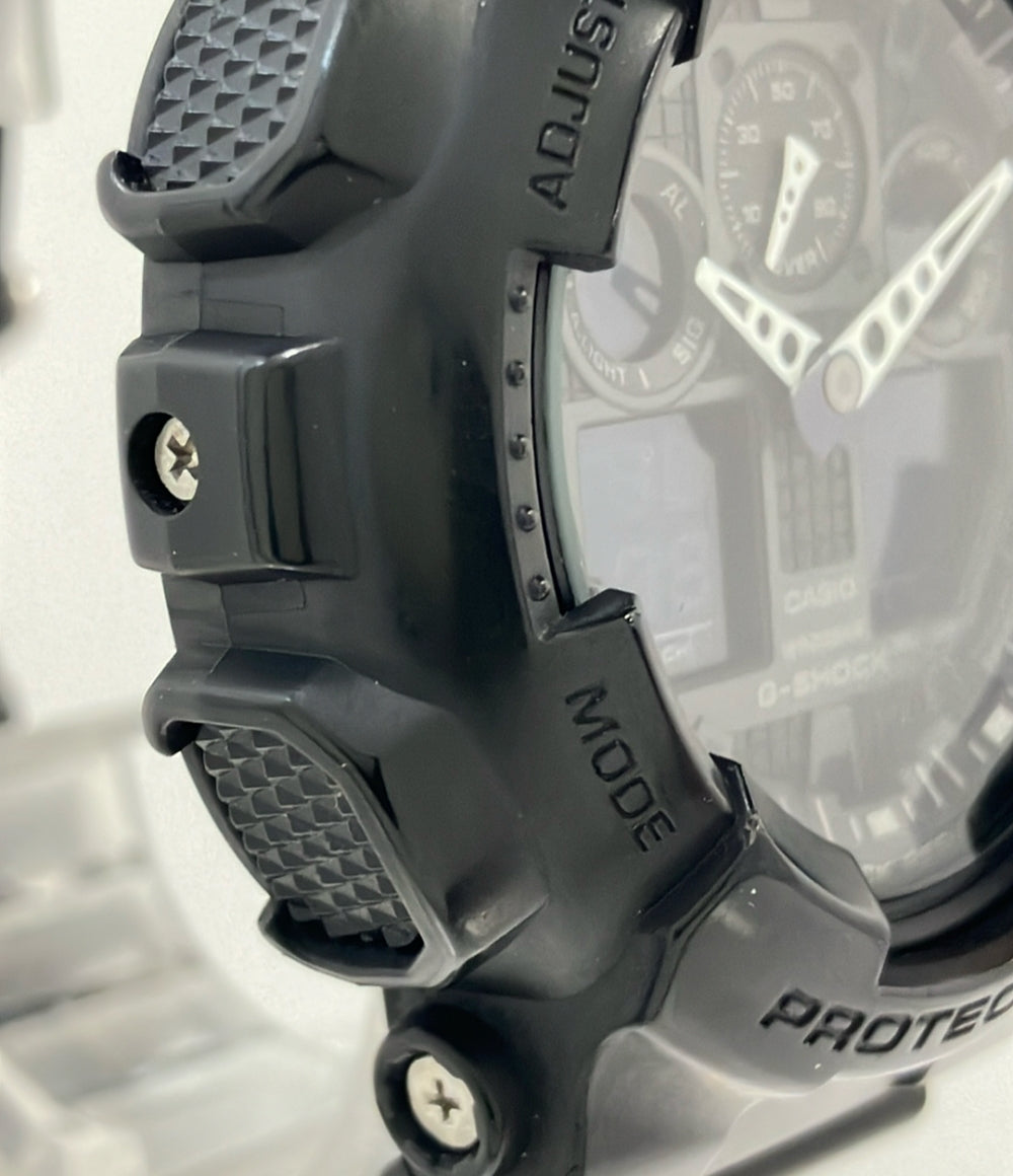 CASIO 腕時計 G-SHOCK クオーツ ブラック GA-100 メンズ カシオ