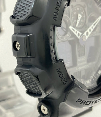 CASIO 腕時計 G-SHOCK クオーツ ブラック GA-100 メンズ カシオ