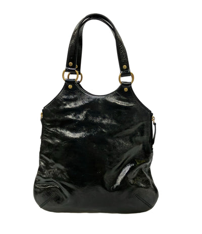 YVES SAINT LAURENT トートバッグ パテントレザー レディース イヴ・サンローラン