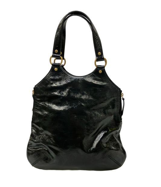 YVES SAINT LAURENT トートバッグ パテントレザー レディース イヴ・サンローラン