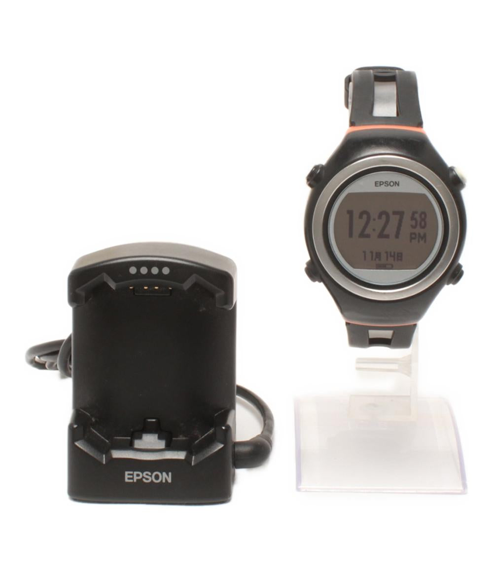Epson 腕時計 GPS ランニングウォッチ Bluetooth WristableGPS バッテリー充電 SF-510 レディース メンズ エプソン