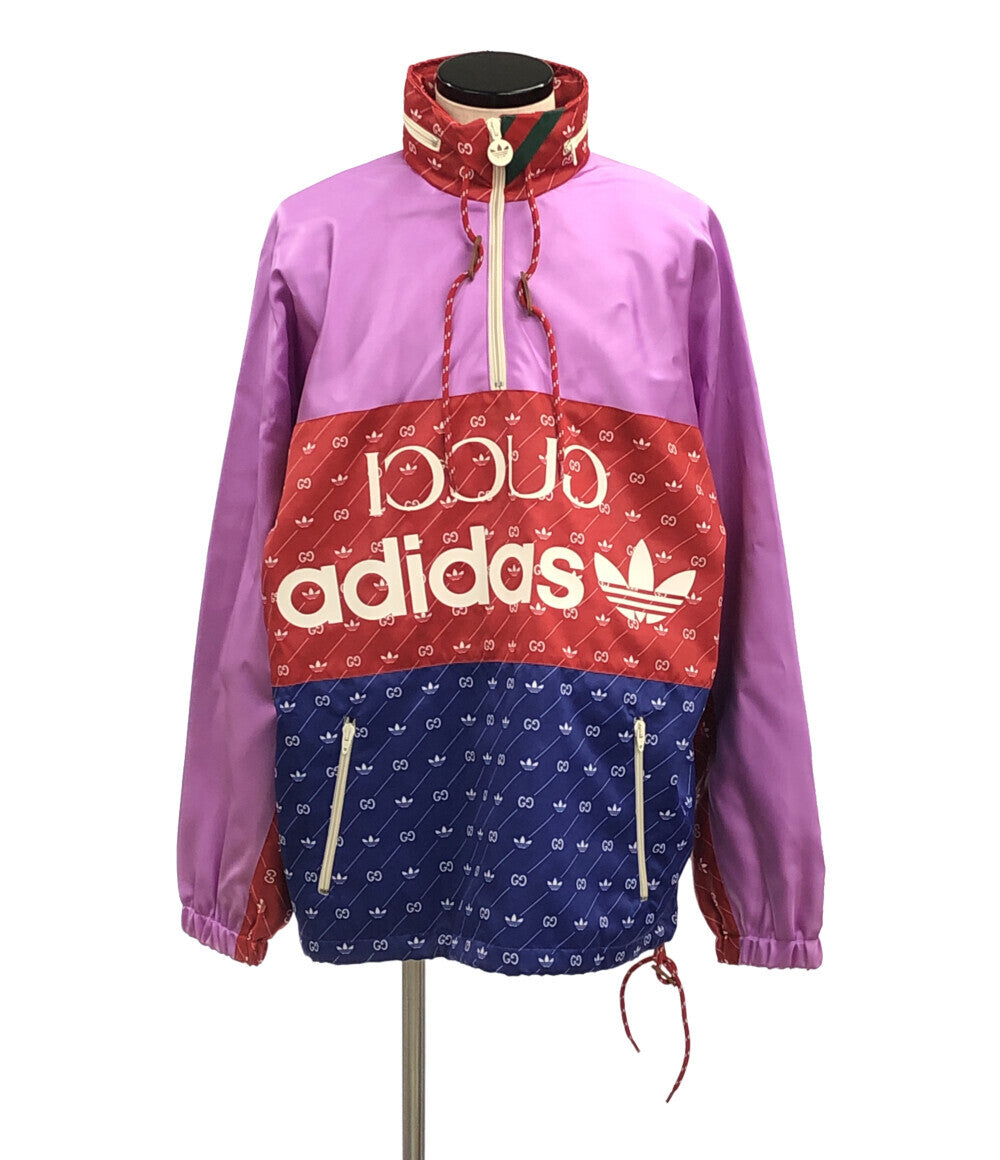 美品 トリカラーロゴフーデッドジャケット     691429 メンズ SIZE 46 (M) GUCCI×adidas