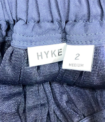 美品 ハイク ナイロンシアープリーツミニスカート レディース SIZE M HYKE