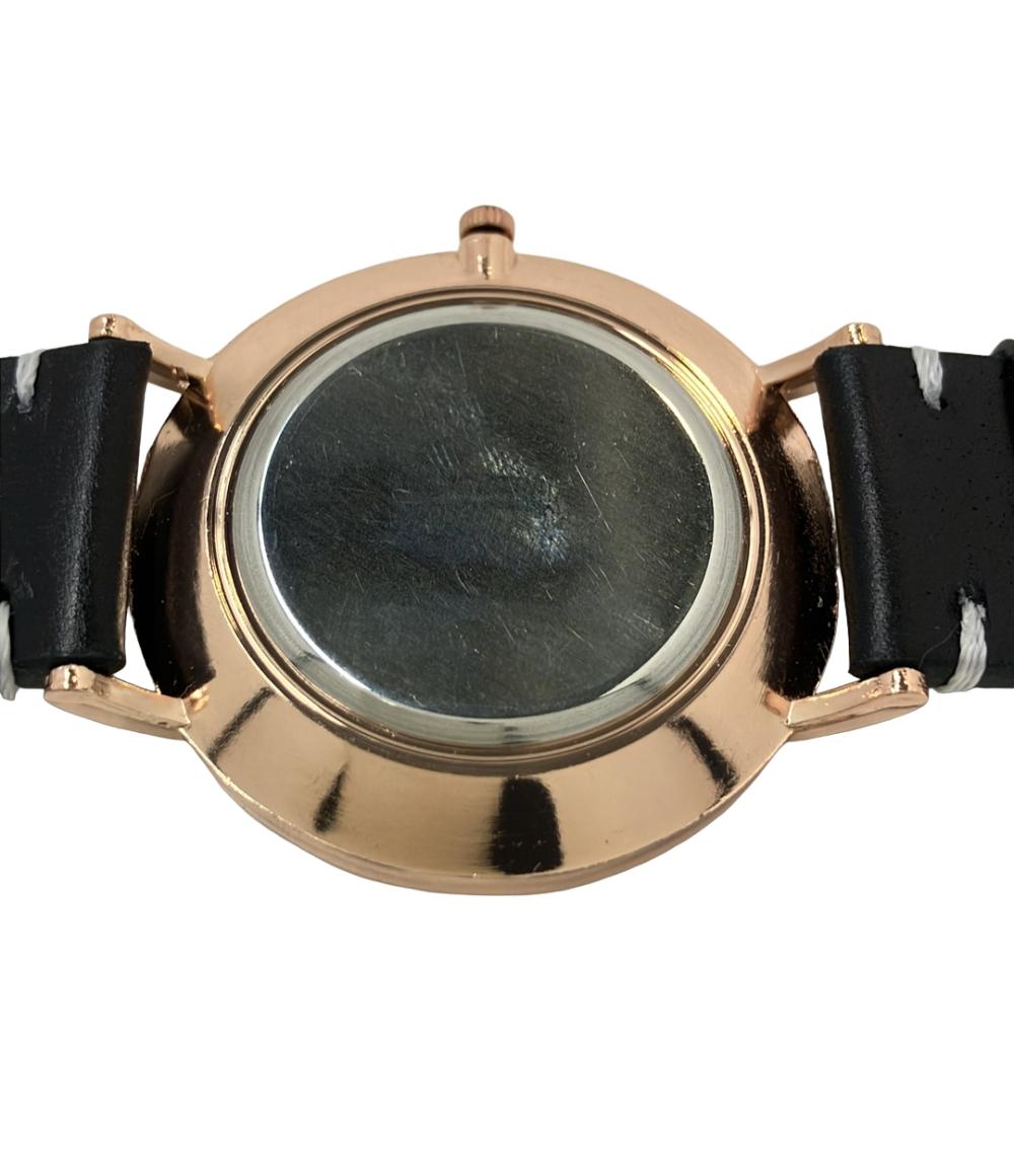 腕時計 クオーツ ブラック メンズ UN PETIT PLAISIR