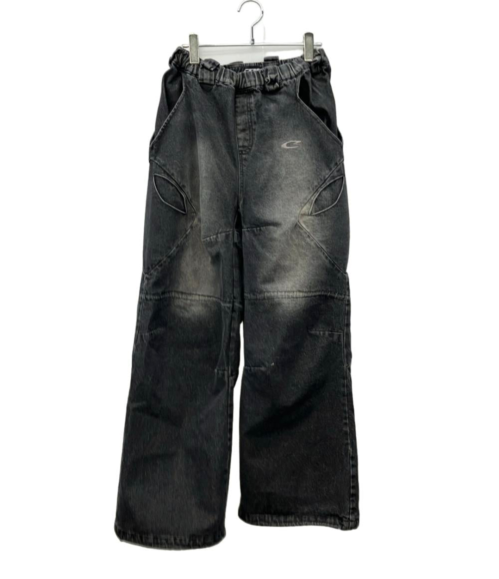 F LAGSTUF F デニムパンツ CPG  RHOMBUS FADE D ENIM PANTS ブリーチ加工 ダメージ加工 オーバーダイ タグ付き FS1882 メンズ SIZE M フラグスタフ