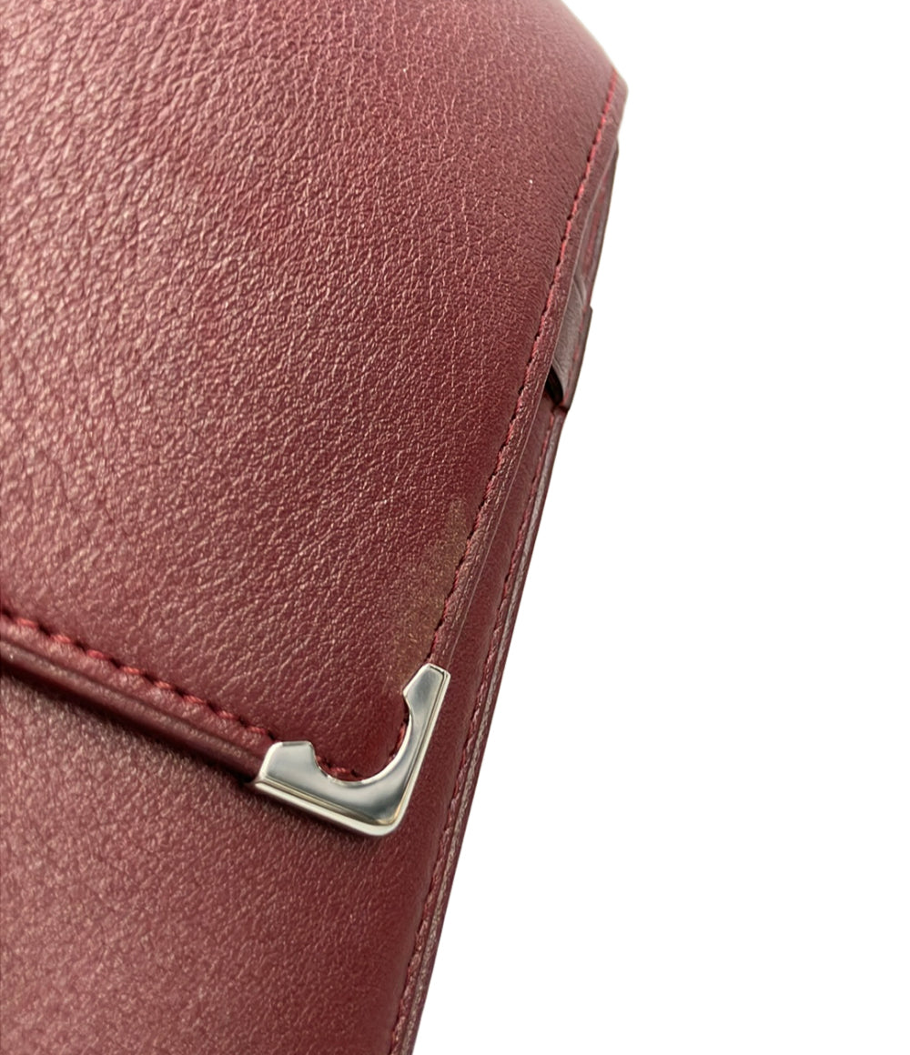 Cartier 二つ折り札入れ財布 カーフ L3000580 レディース カルティエ