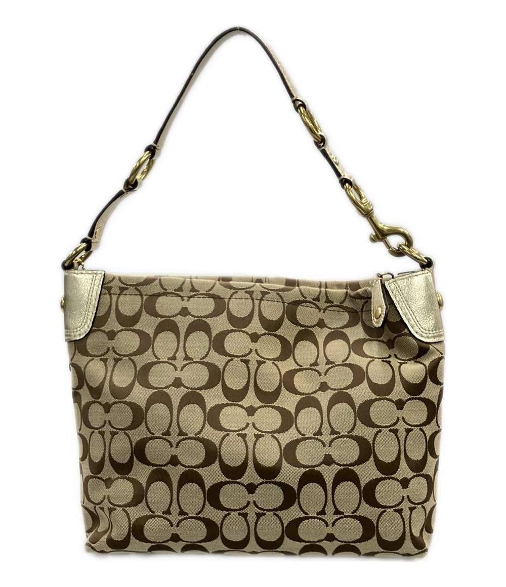 コーチ ショルダーバッグ 肩掛け キャンバス フラワー シグネチャー F16879 レディース COACH