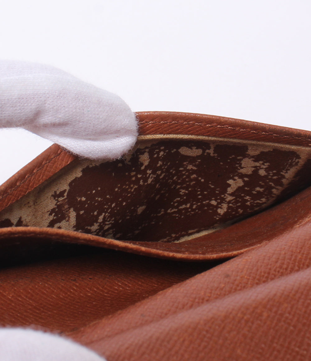 訳あり LOUIS VUITTON 二つ折り財布 がま口 ポルト モネ ビエ ヴィエノワ モノグラム M61663 レディース ルイ・ヴィトン