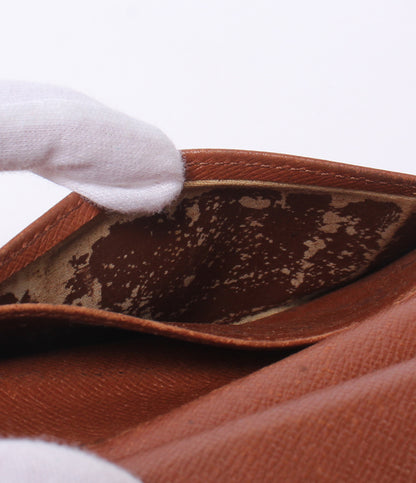 訳あり LOUIS VUITTON 二つ折り財布 がま口 ポルト モネ ビエ ヴィエノワ モノグラム M61663 レディース ルイ・ヴィトン