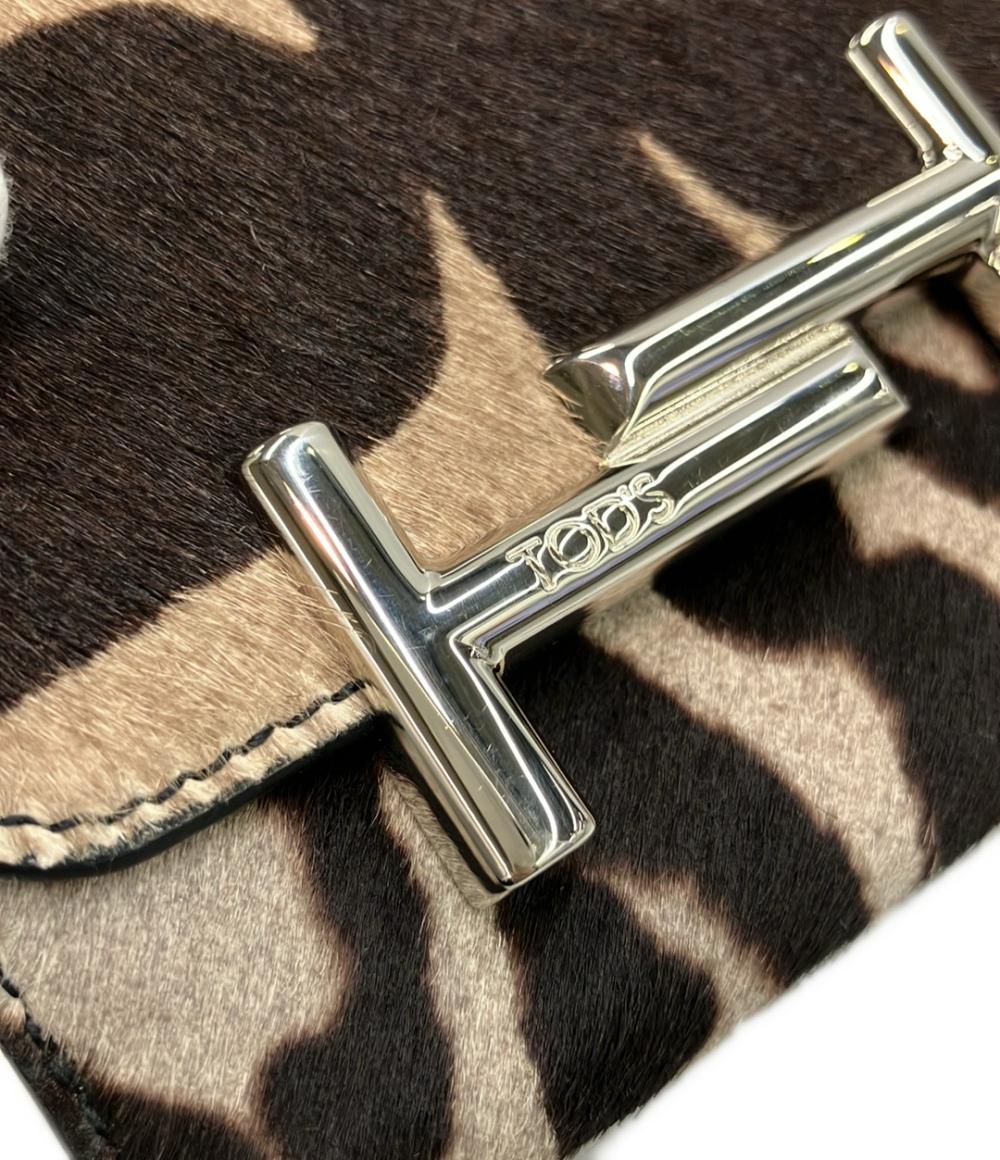 美品 TOD’S 二つ折り財布 レディース トッズ