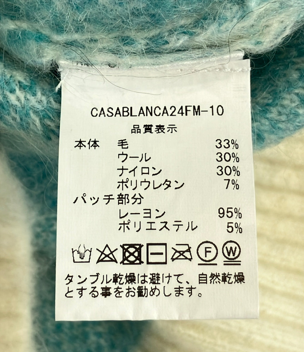 Casablanca グラデーション モヘア フーディ パーカー メンズ SIZE M カサブランカ